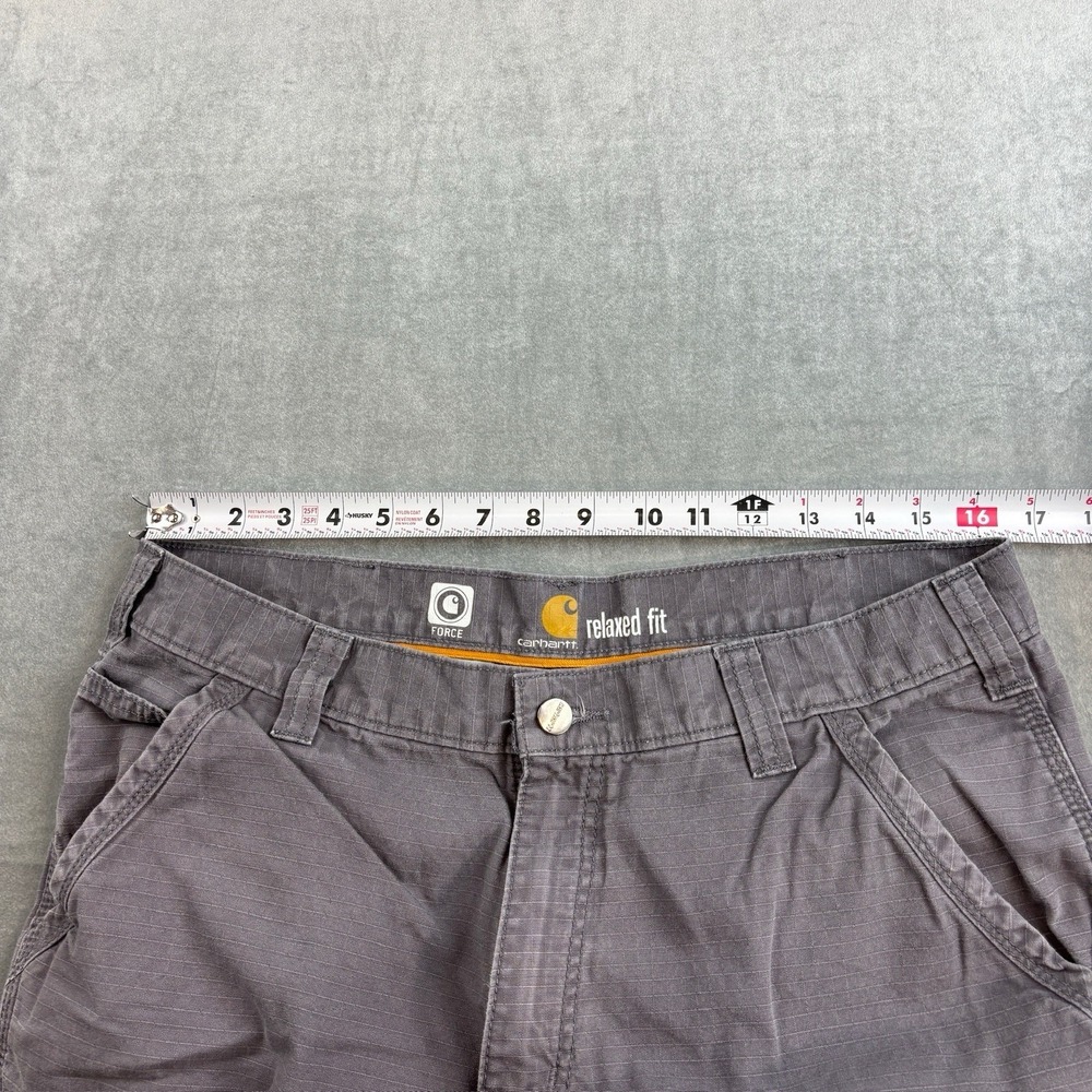 Carhartt Force Tappen Cargo Pant Grey Comfort‎ Y2K Relaxed Fit 101148 Men 36x30 - Picture 4 of 14
